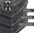 ELITE AUTO Twisted-Loop Drying Towel