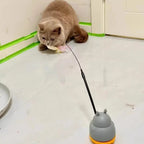 Cat Teaser Wand Steel Wire Dragon Cat Toy With Bell Fish Interactive Bite Resistant Durable Self Amusing Pet Toy For Cats