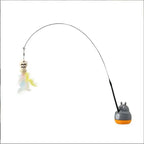 Cat Teaser Wand Steel Wire Dragon Cat Toy With Bell Fish Interactive Bite Resistant Durable Self Amusing Pet Toy For Cats